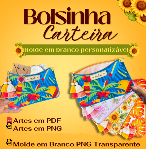 Arquivo Dia das Mães Card Bolsinha Carteira 1