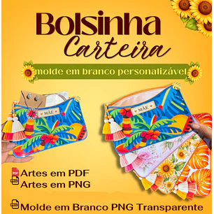 Arquivo Dia das Mães Card Bolsinha Carteira