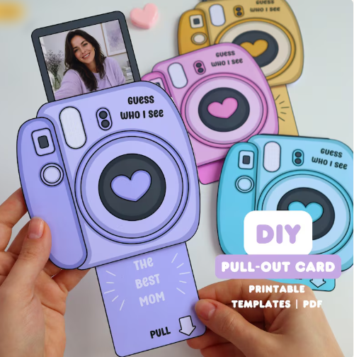 Arquivo Dia das Mães Card Máquina Fotográfica 1