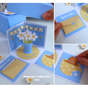 Arquivo Dia das Mães Caixa Explosão Margaridas