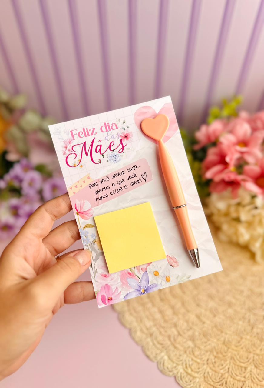 Arquivo Dia das Mães Card Caneta e Post It 1