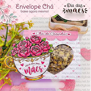 Arquivo Dia das Mães Envelope Chá