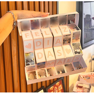 Arquivo Dia das Mães Caixa Cascata de Fotos