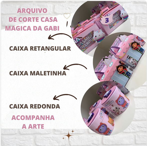Arquivo de Corte Casa Mágica da Gabby 1