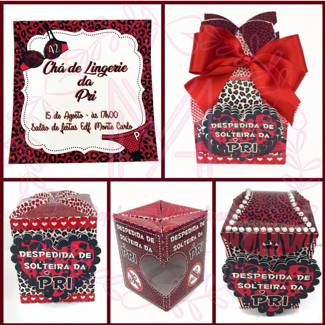 Arquivo de Corte Chá de Lingerie 1