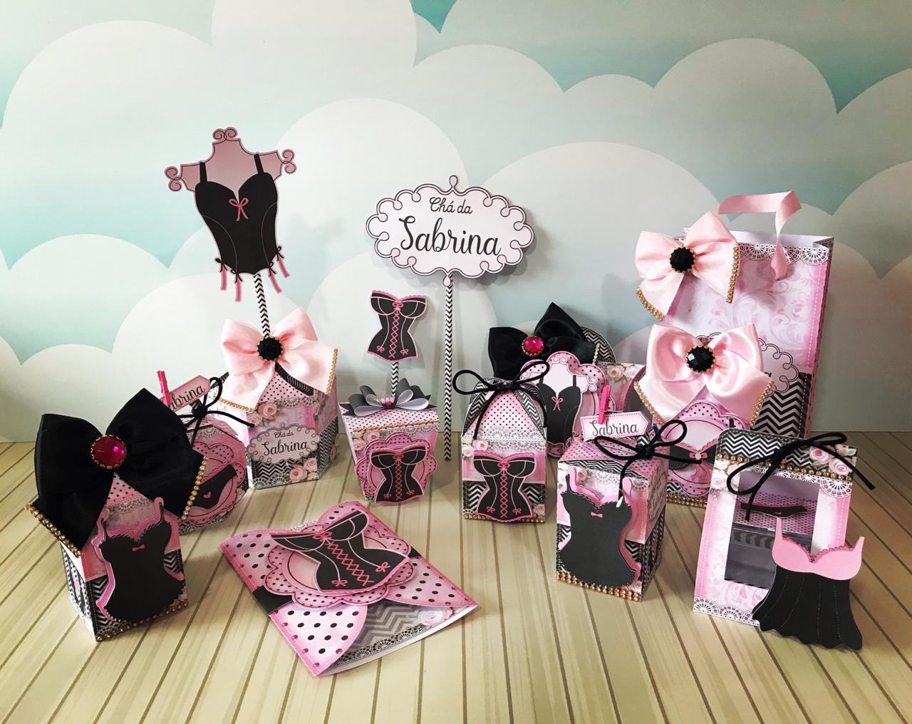 Arquivo de Corte Chá de Lingerie  1