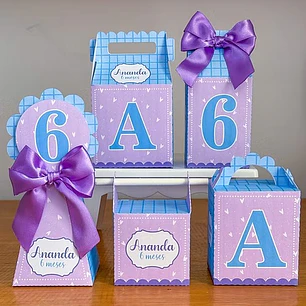 Arquivo de Corte Cores Lilás e Azul