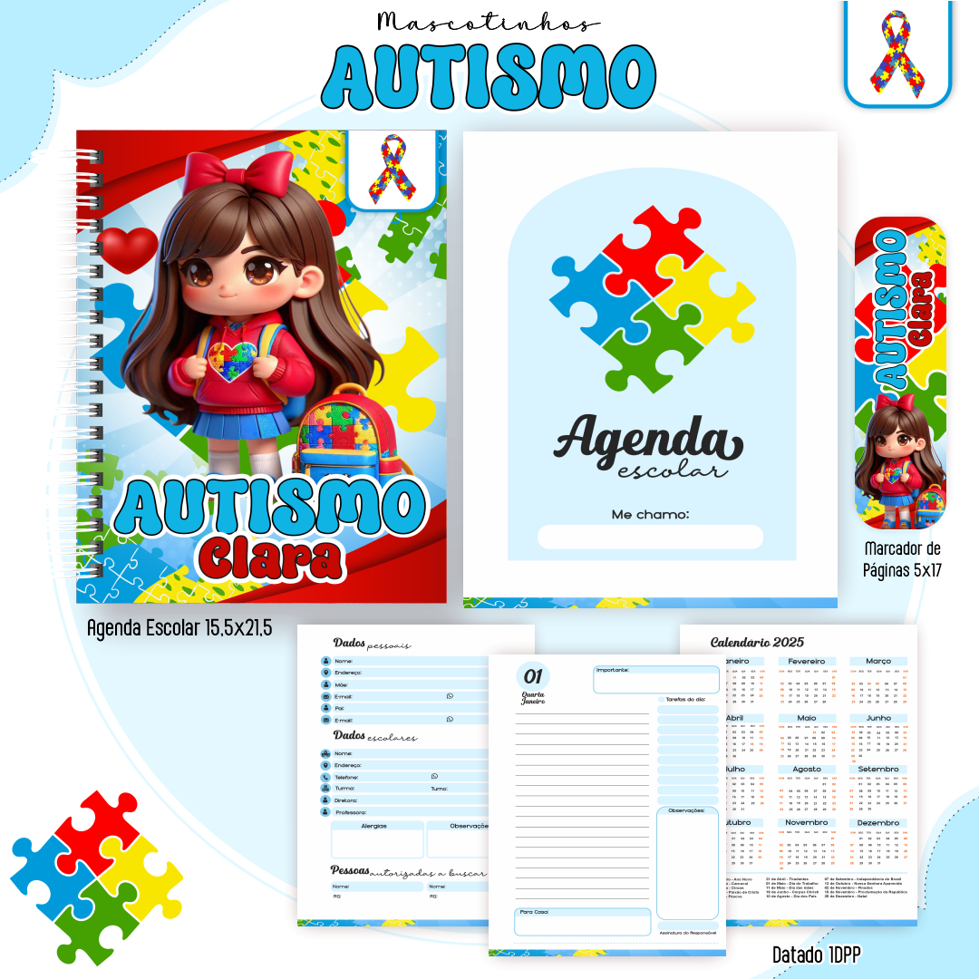 Arquivo Encadernação Combo Escolar Autismo 2