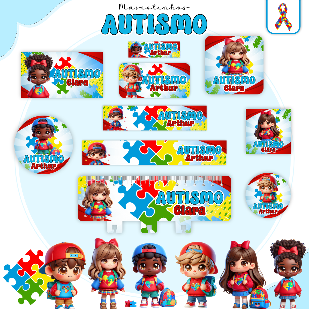 Arquivo Encadernação Combo Escolar Autismo 5