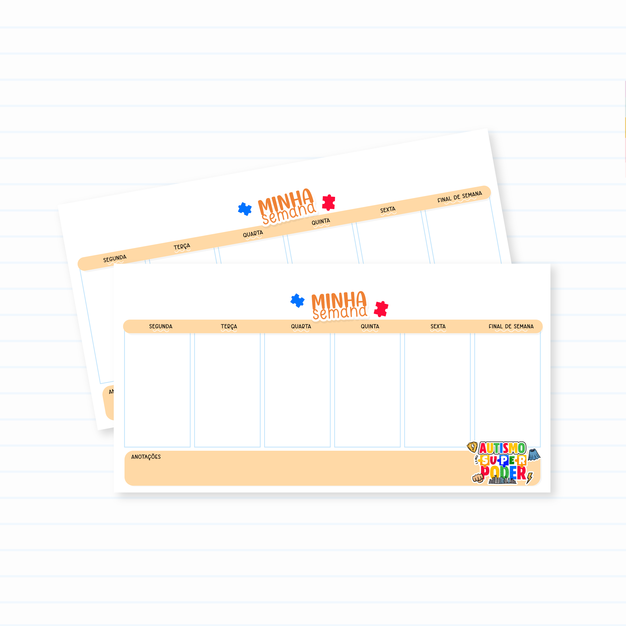 Arquivo Encadernação Combo Escolar Autismo  6