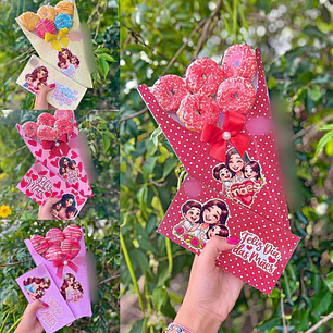 Arquivo Dia das Mães Kit Buquê e Barra de Chocolate