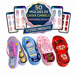Arquivo Dia das Mães Caixa Chinelo para Bombons