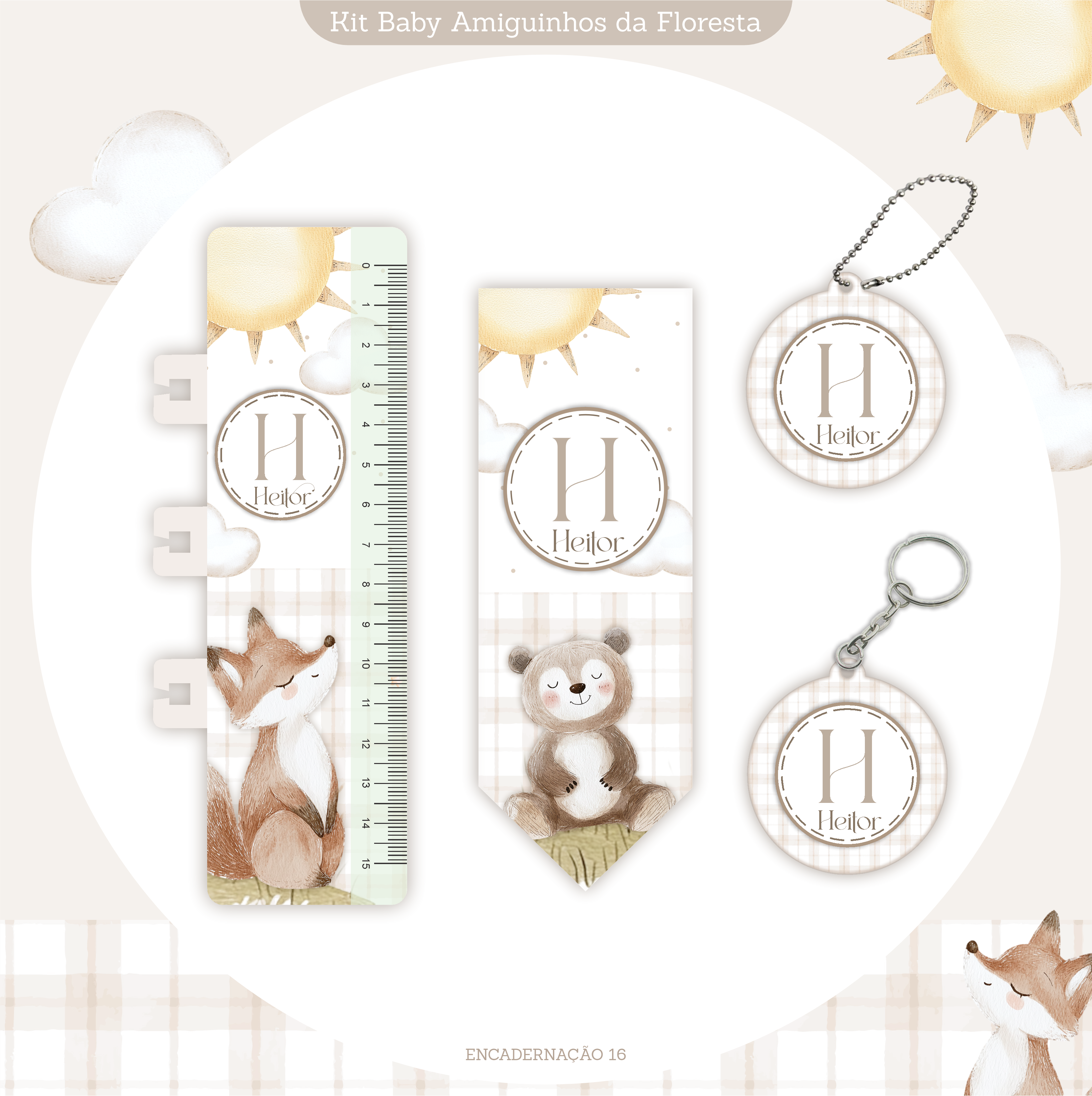 Arquivo Encadernação Baby Amiguinhos na Floresta 13