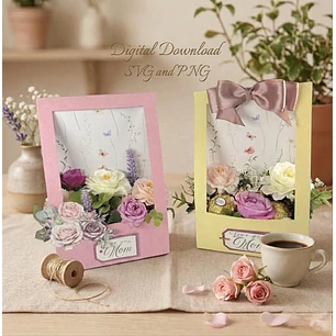 Arquivo Dia das Mães Caixa Vazada para Flores Presente