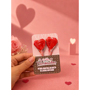 Arquivo Dia dos Namorados Card para 2 Pirulitos 