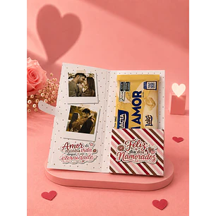 Arquivo Dia dos Namorados Case para Barra de Chocolate 
