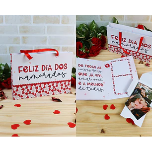 Arquivo Dia dos Namorados Sacolinha com Albúm de Fotos