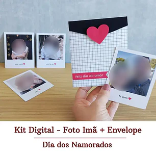 Arquivo Dia dos Namorados Envelope Com Imã