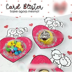 Arquivo Dia dos Namorados Card Blister