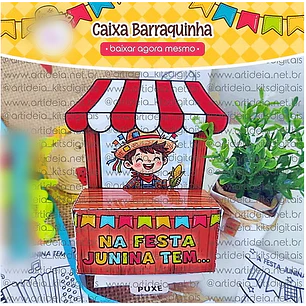 Arquivo Festa Junina Caixa Barraquinha São João