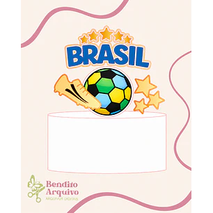 Arquivo Topo de Bolo Copa do Mundo