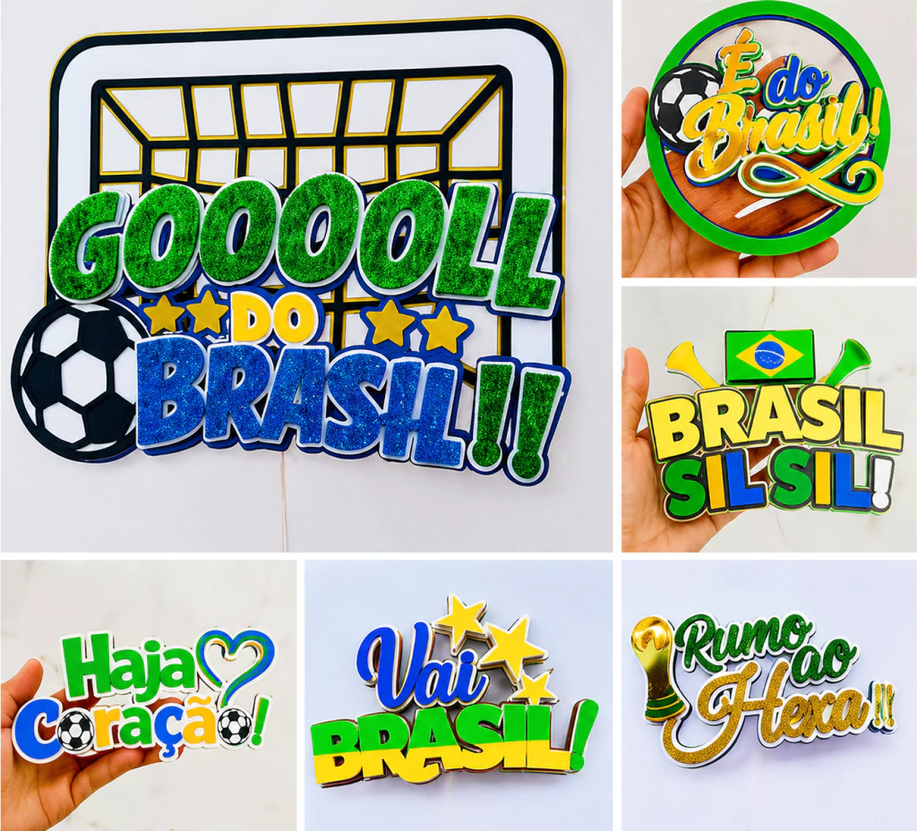 Arquivo Topo de Bolo Pack Copa do Mundo 1