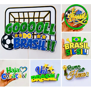 Arquivo Topo de Bolo Pack Copa do Mundo