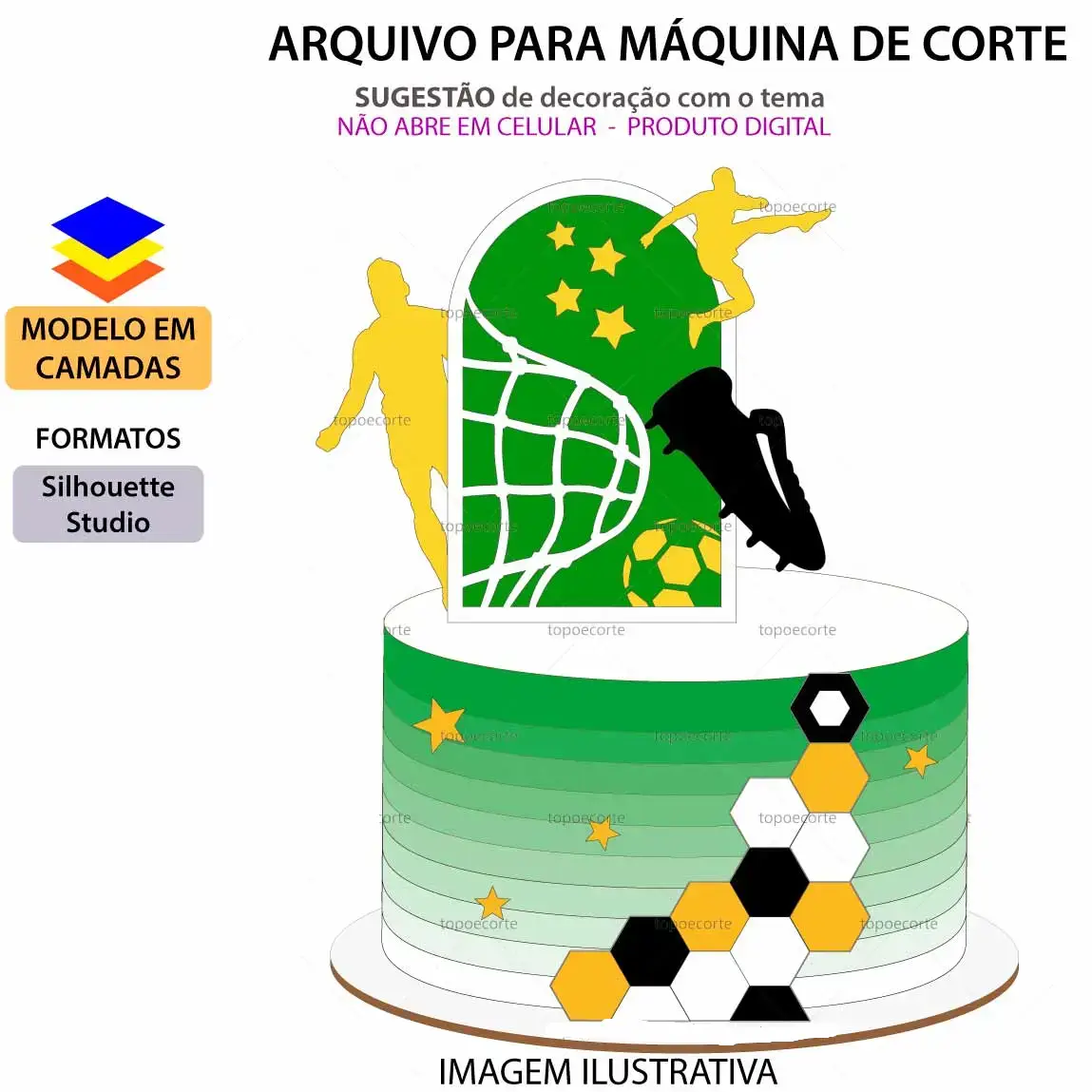 Arquivo Topo de Bolo Copa do Mundo 1
