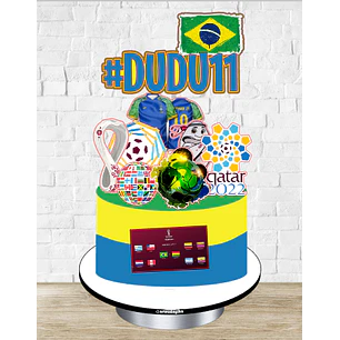 Arquivo Topo de Bolo Copa do Mundo