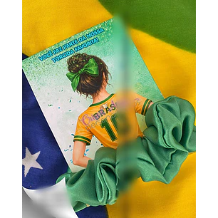 Arquivo Copa do Mundo Card Xuxinha Brasil amarelo