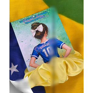 Arquivo Copa do Mundo Card Xuxinha Brasil azul