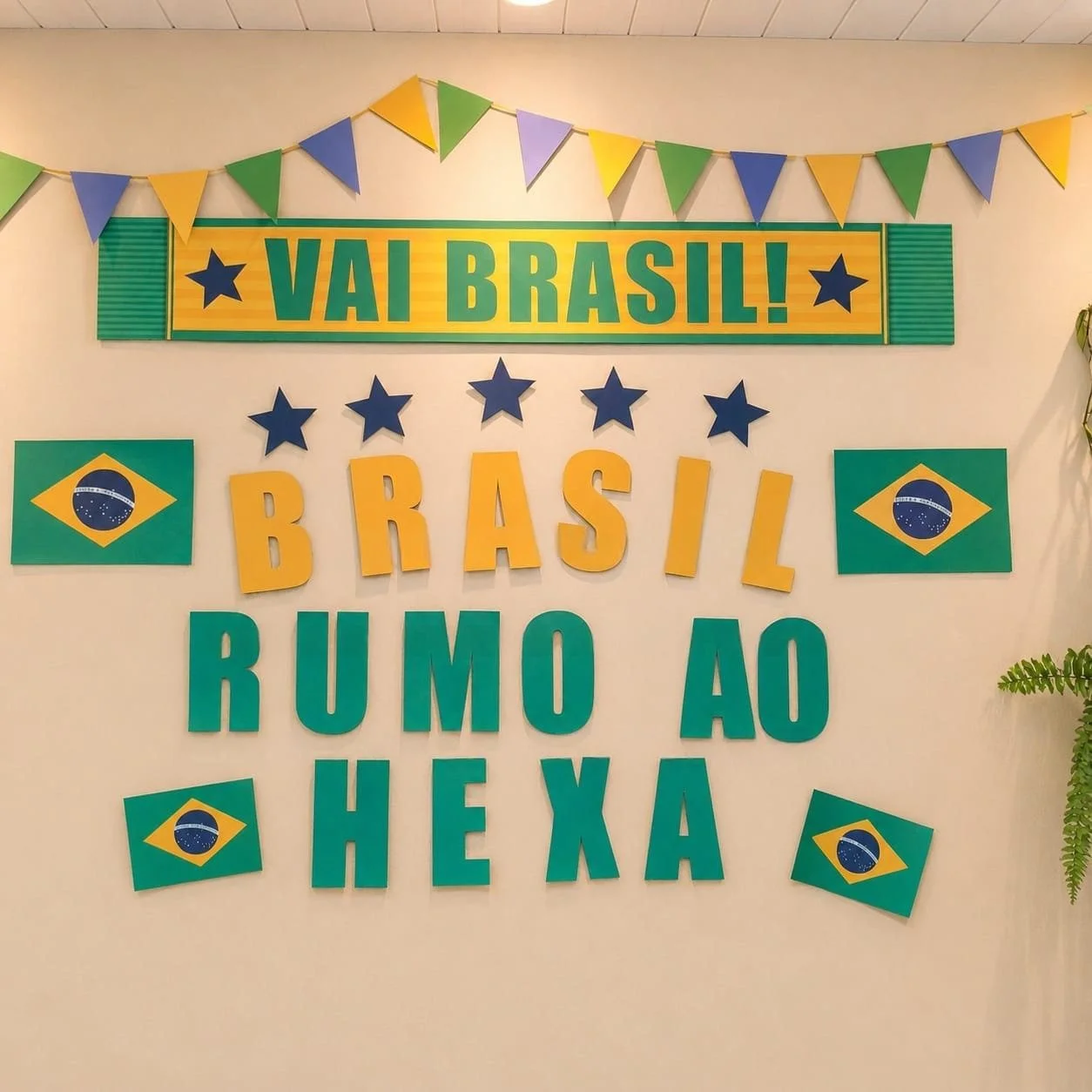 Arquivo Copa do Mundo Decoração Brasil 1