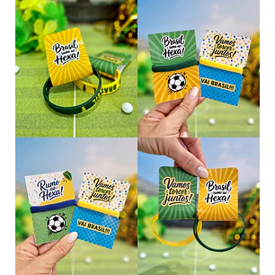 Arquivo Copa do Mundo Card Pulseirinha e Xuxinha