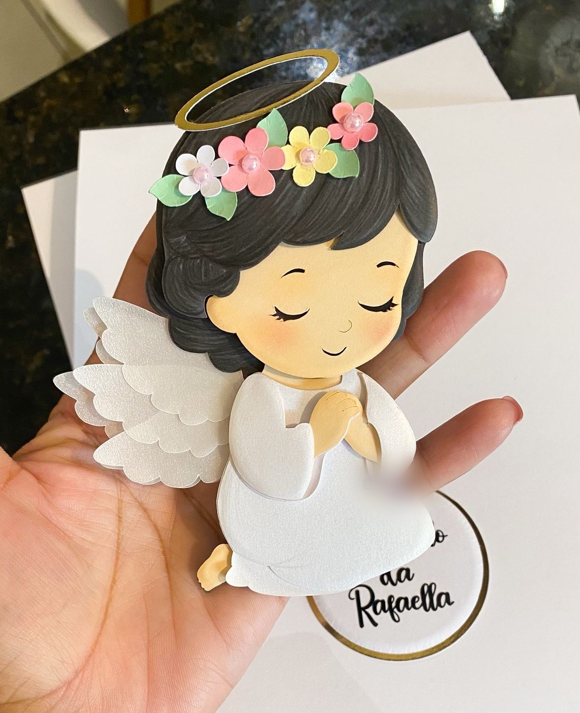 Arquivo Topo de Bolo Batismo Menina 1