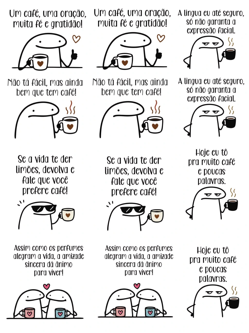 Arquivo Sublimação DTF UV Flork Café A4 1