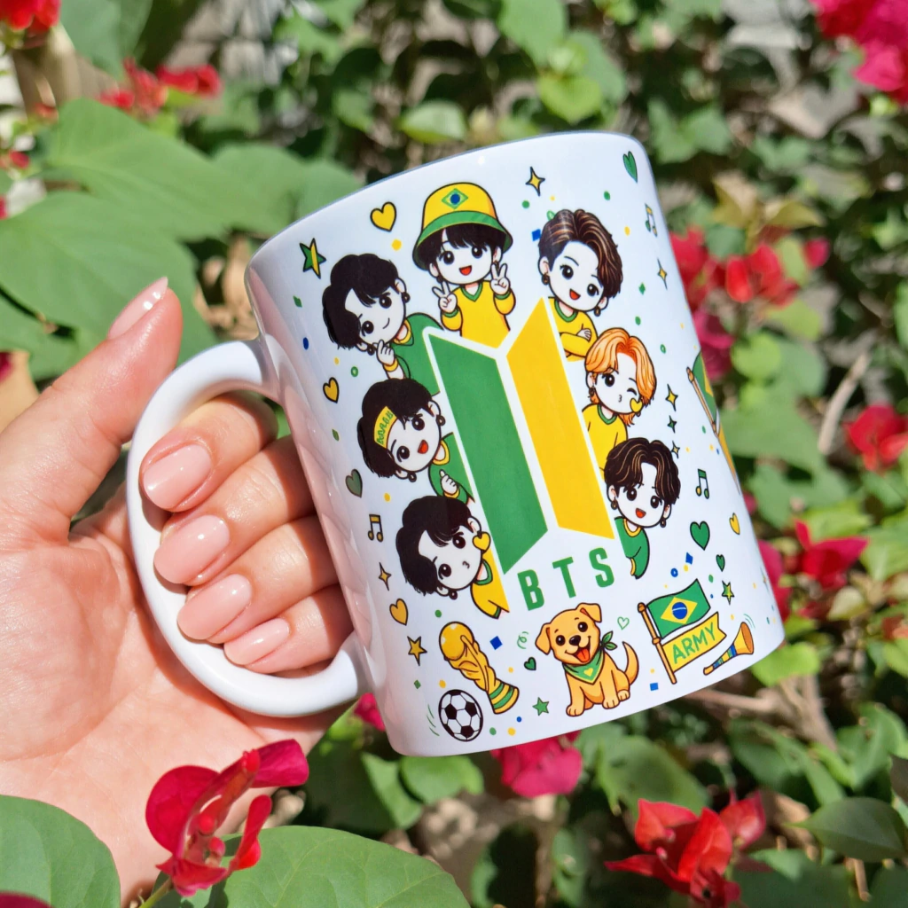 Arquivo Caneca BTS Brasil Copa do Mundo 1