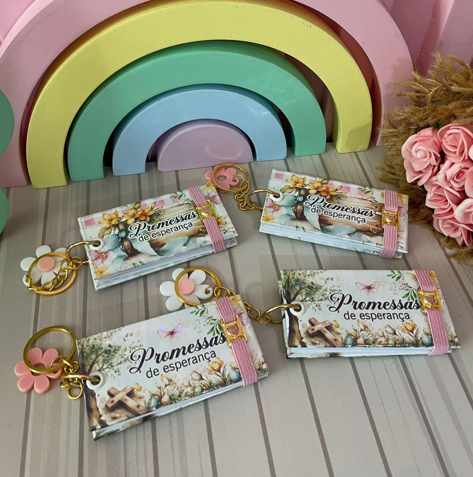 Arquivo Mini Chaveiro Promessas com Versículos  3