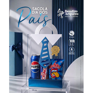 Arquivo Dia dos Pais Sacola Azul