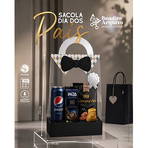 Arquivo Dia dos Pais Sacola Preta