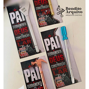 Arquivo Dia dos Pais Card Caneta Ferramenta