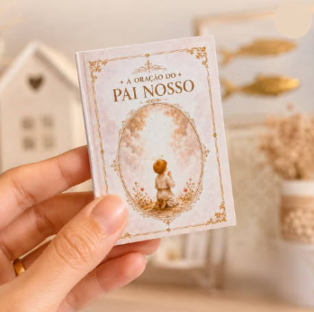 Arquivo de Corte Mini Livro Pai Nosso 1