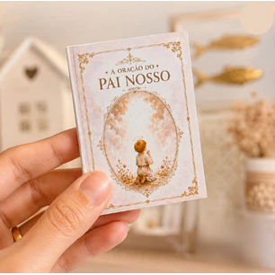Arquivo de Corte Mini Livro Pai Nosso