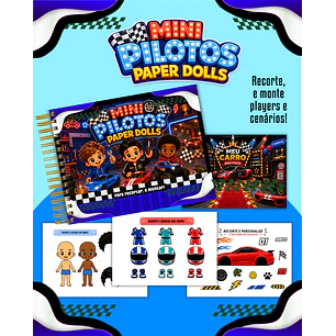 Arquivo Paper Dolls Carros Mini Pilotos