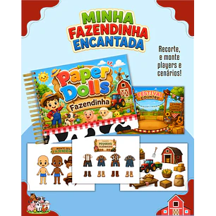 Arquivo Paper Dolls Fazendinha Menino