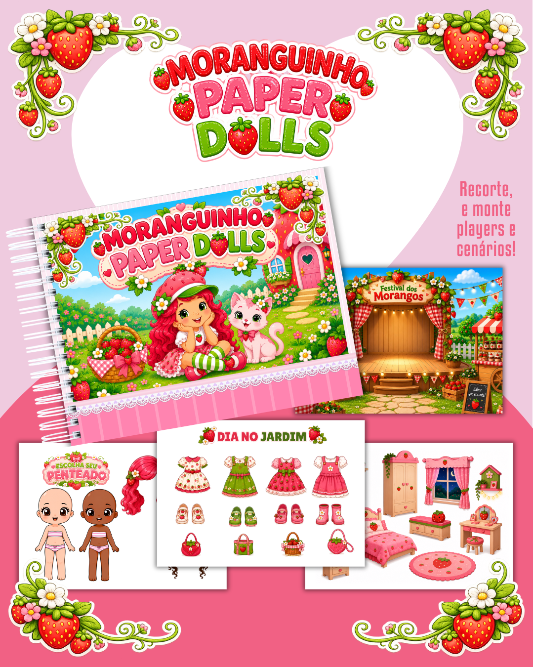 Arquivo Paper Dolls Moranguinho  1