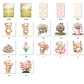 Kit Digital Ursinhas e Tulipas Aquarela - Thumbnail 2
