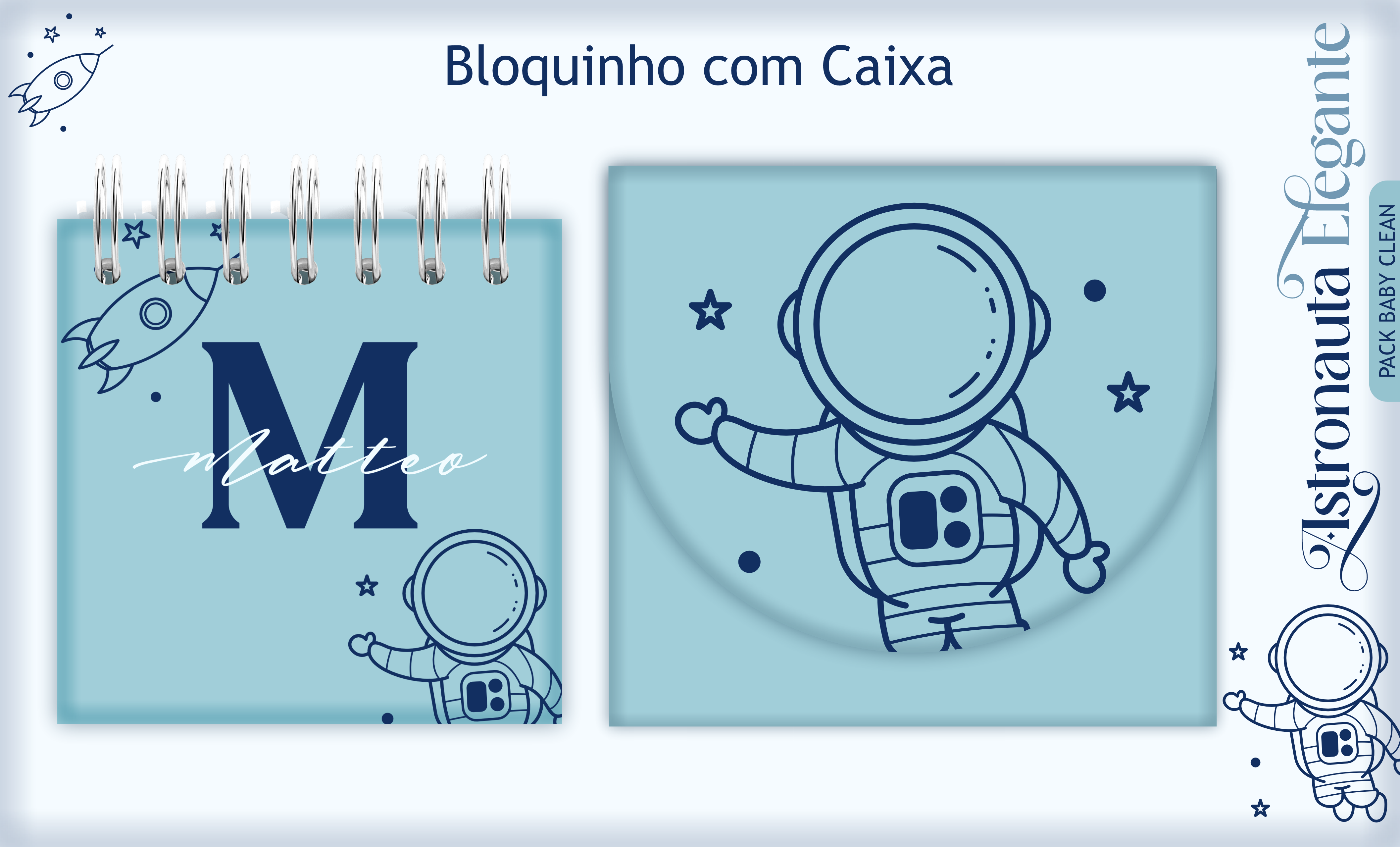 Arquivo Encadernação Astronauta Clean - LINA 3