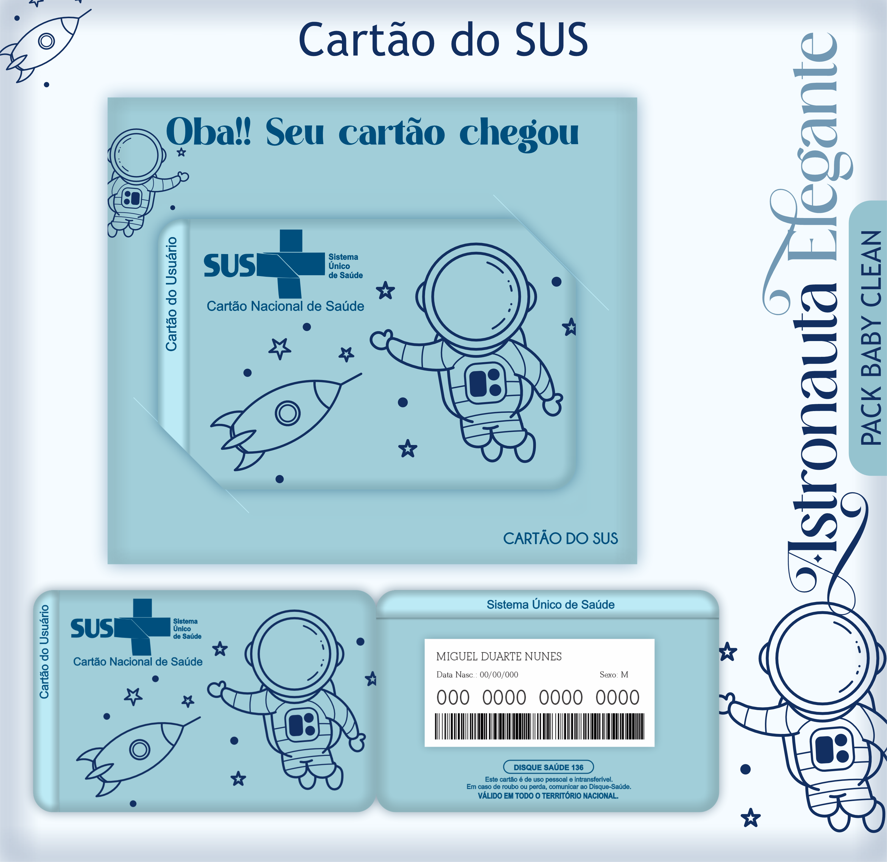 Arquivo Encadernação Astronauta Clean - LINA 15