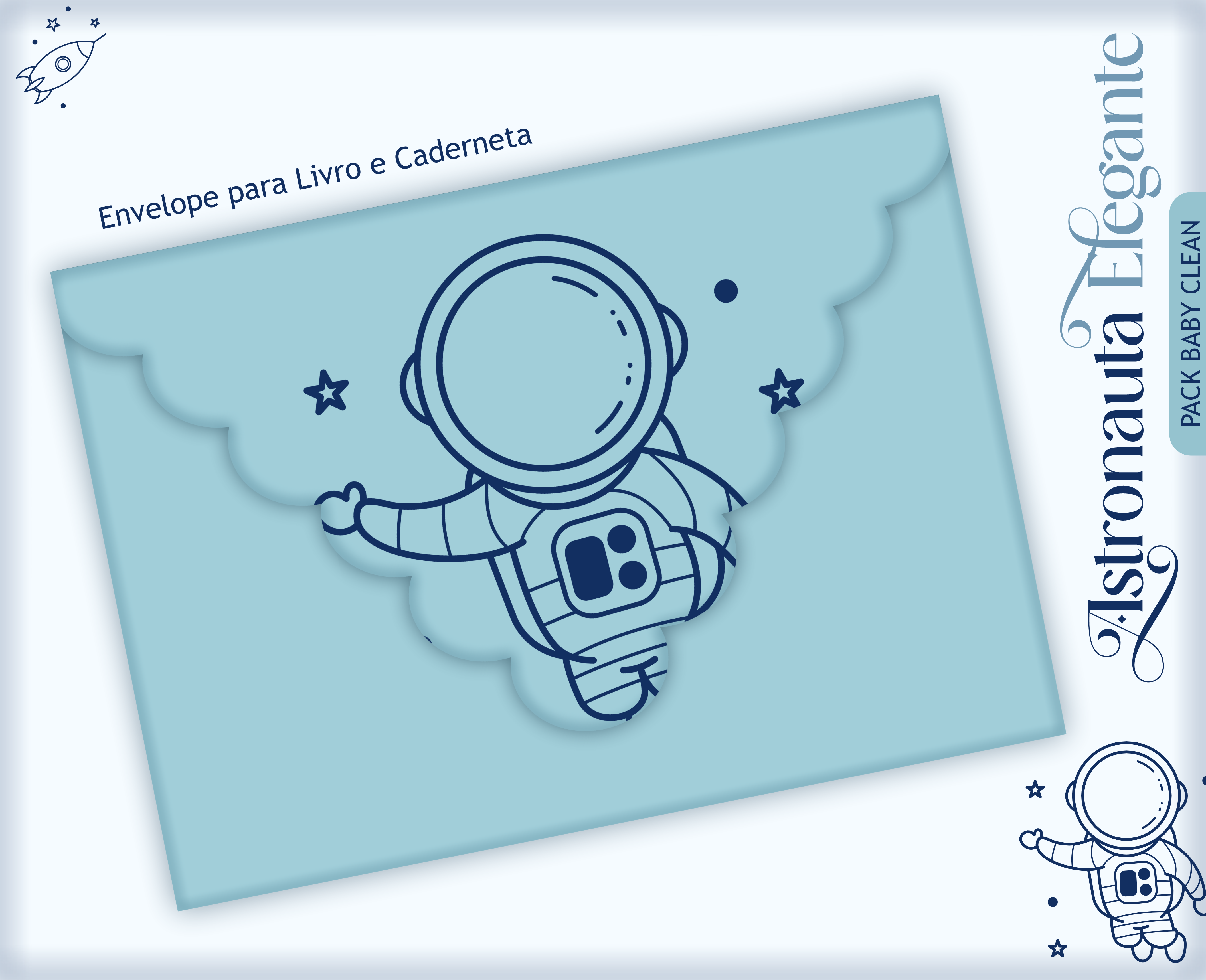 Arquivo Encadernação Astronauta Clean - LINA 18