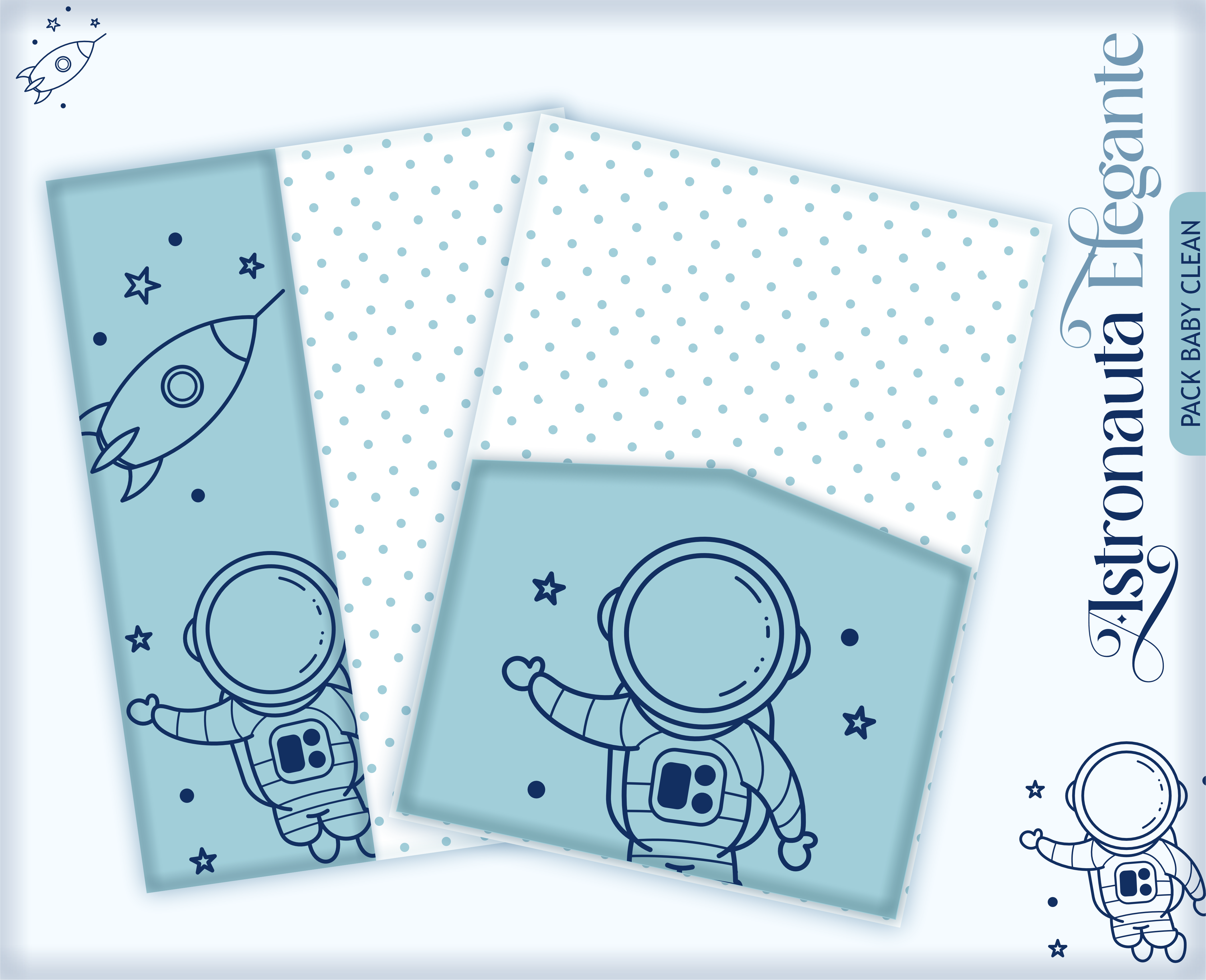 Arquivo Encadernação Astronauta Clean - LINA 19
